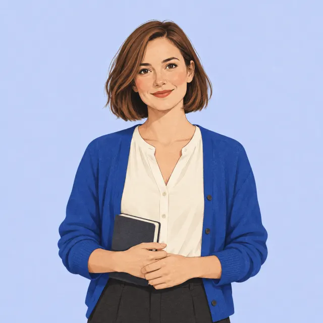 Illustrated portrait of Emma